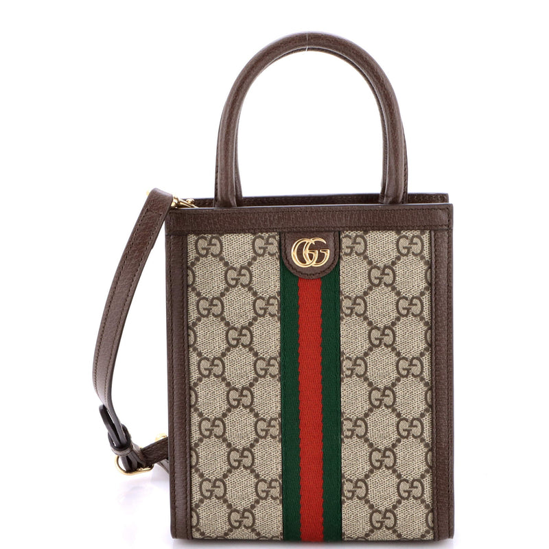 Ophidia Convertible Tote Gg Coated