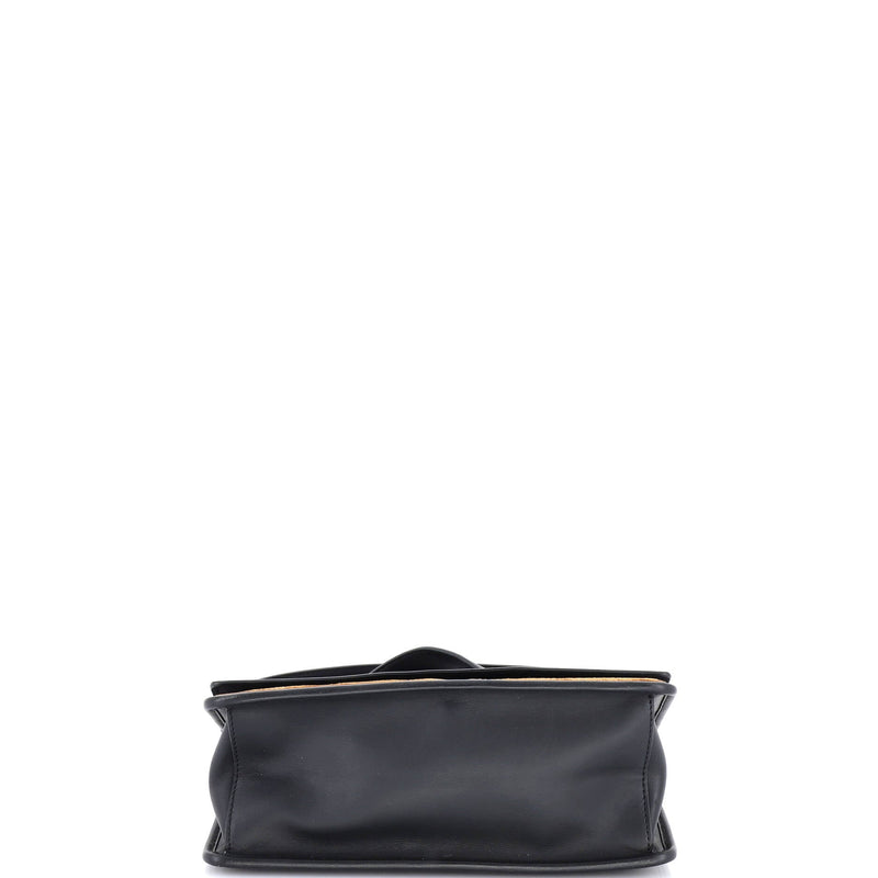 Kan I F Shoulder Bag Leather And Zucca