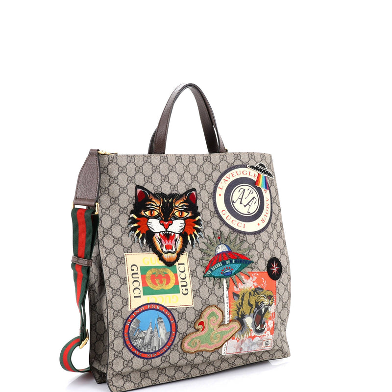 Courrier Convertible Soft Open Tote Gg