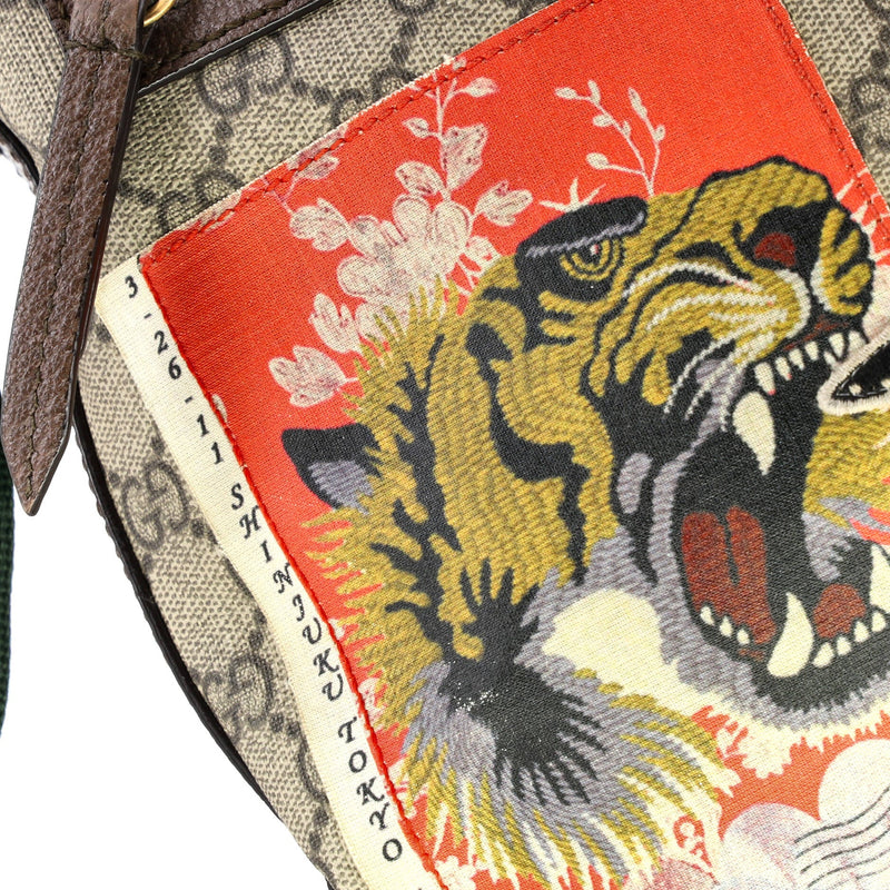 Courrier Zip Messenger Gg Coated Canvas