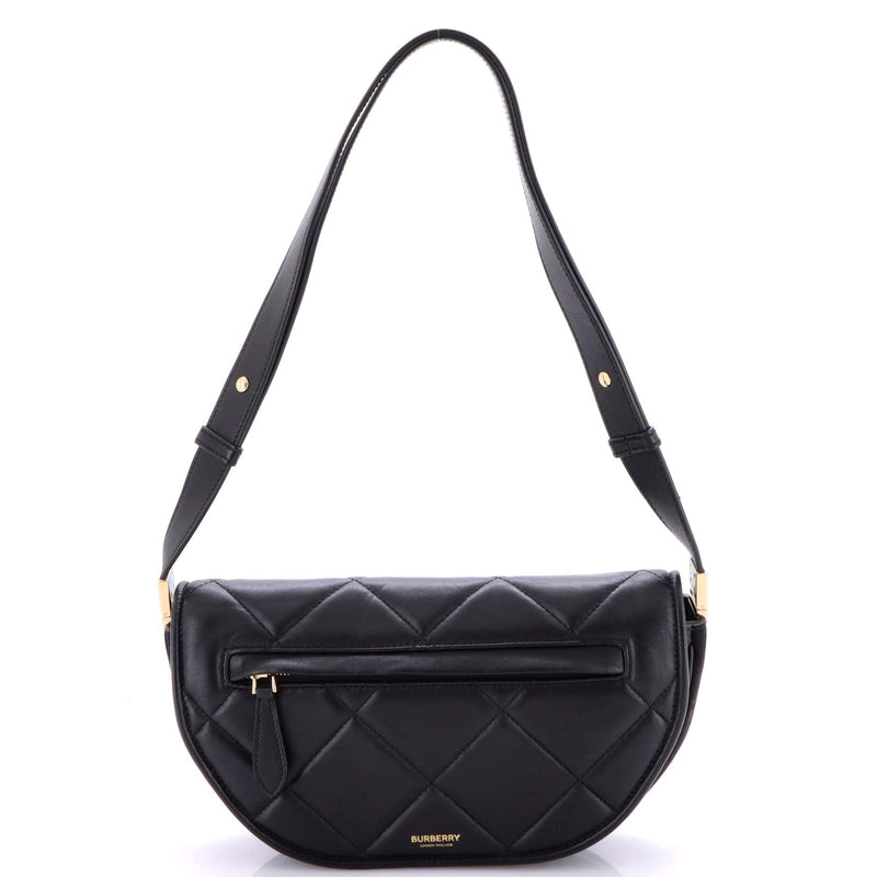 Olympia Flap Bag Quilted Leather Small