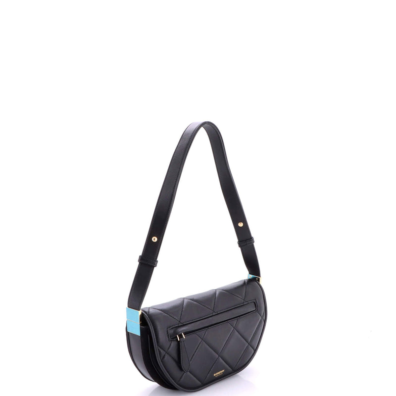 Olympia Flap Bag Quilted Leather Small