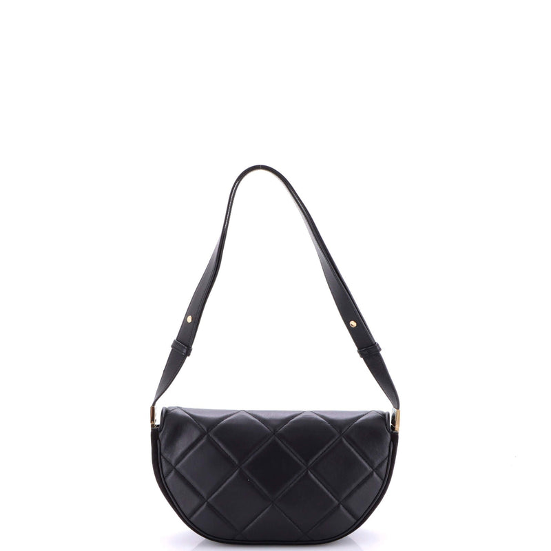 Olympia Flap Bag Quilted Leather Small