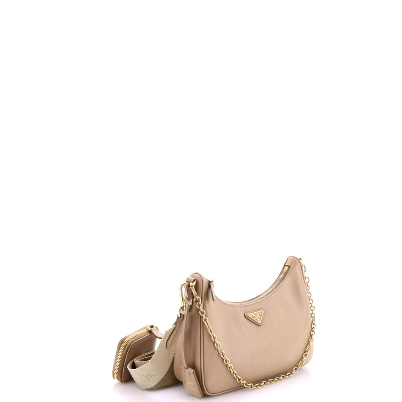 Re-Edition Shoulder Bag Saffiano Leather