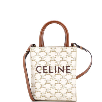 Vertical Cabas Tote Triomphe Coated