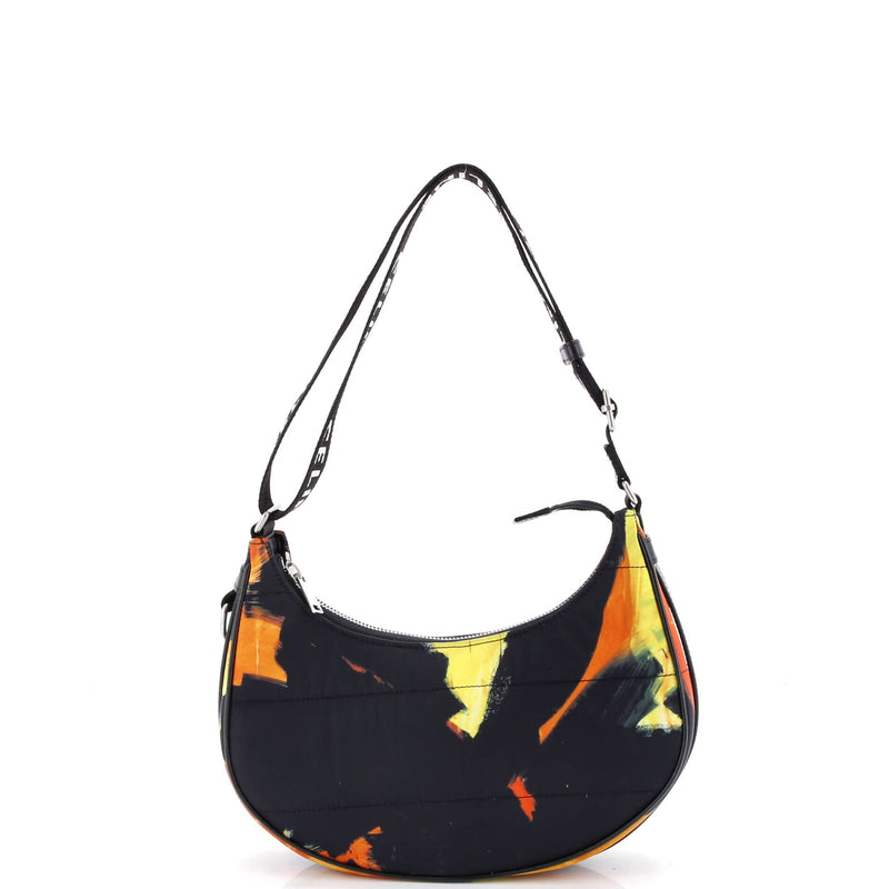 Ava Shoulder Bag Printed Quilted Nylon