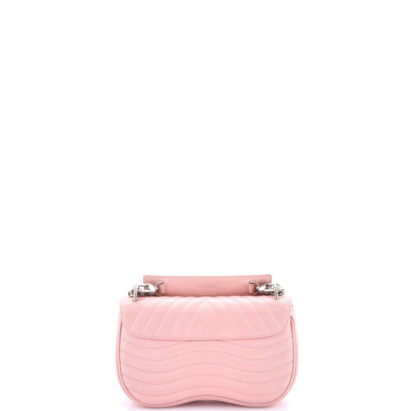 New Wave Chain Bag Quilted Leather Mm