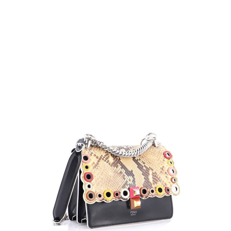 Eyelet Kan I Bag Leather And Python
