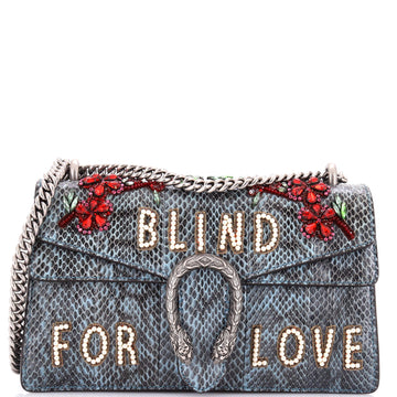 Dionysus Bag Embellished Python Small