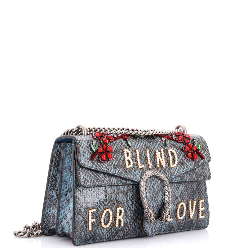 Dionysus Bag Embellished Python Small