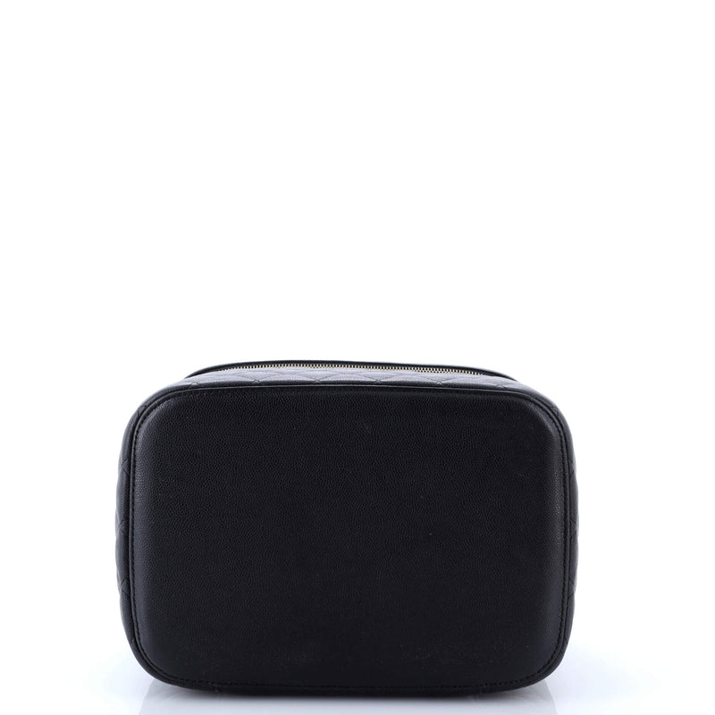 Classic Vanity Case Quilted Caviar