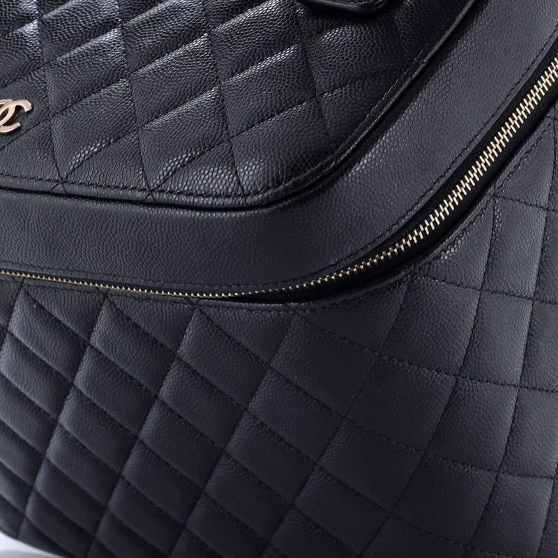 Classic Vanity Case Quilted Caviar