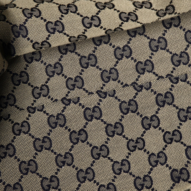 Tonal Gg Drawstring Tote Leather