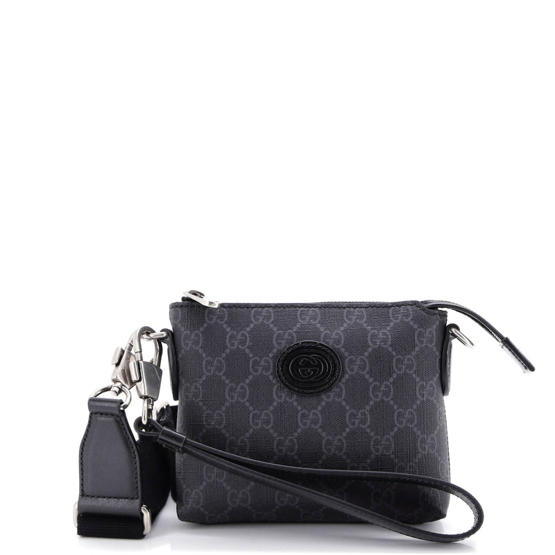 Interlocking G Patch Wristlet Messenger