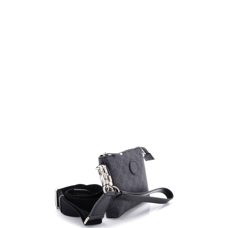 Interlocking G Patch Wristlet Messenger