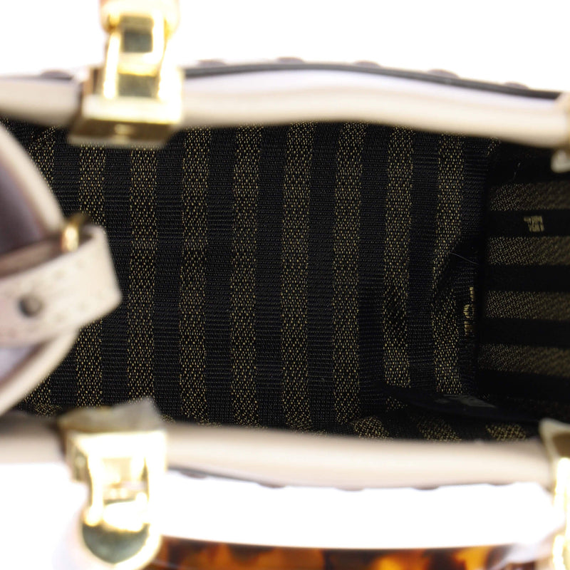 Sunshine Shopper Tote Leather Mini