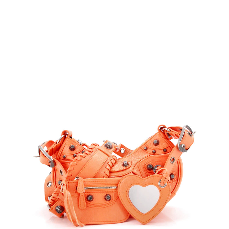 Le Cagole Giant Studs Shoulder Bag