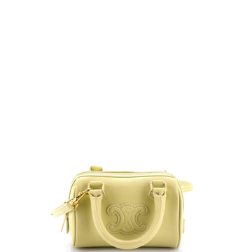 Cuir Triomphe Boston Bag Leather Mini