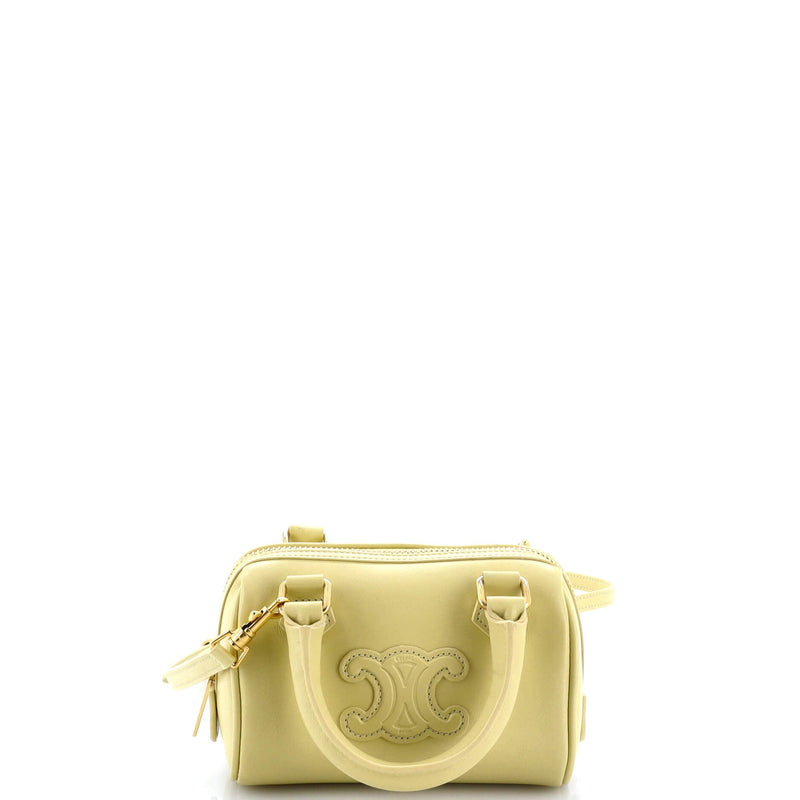 Cuir Triomphe Boston Bag Leather Mini