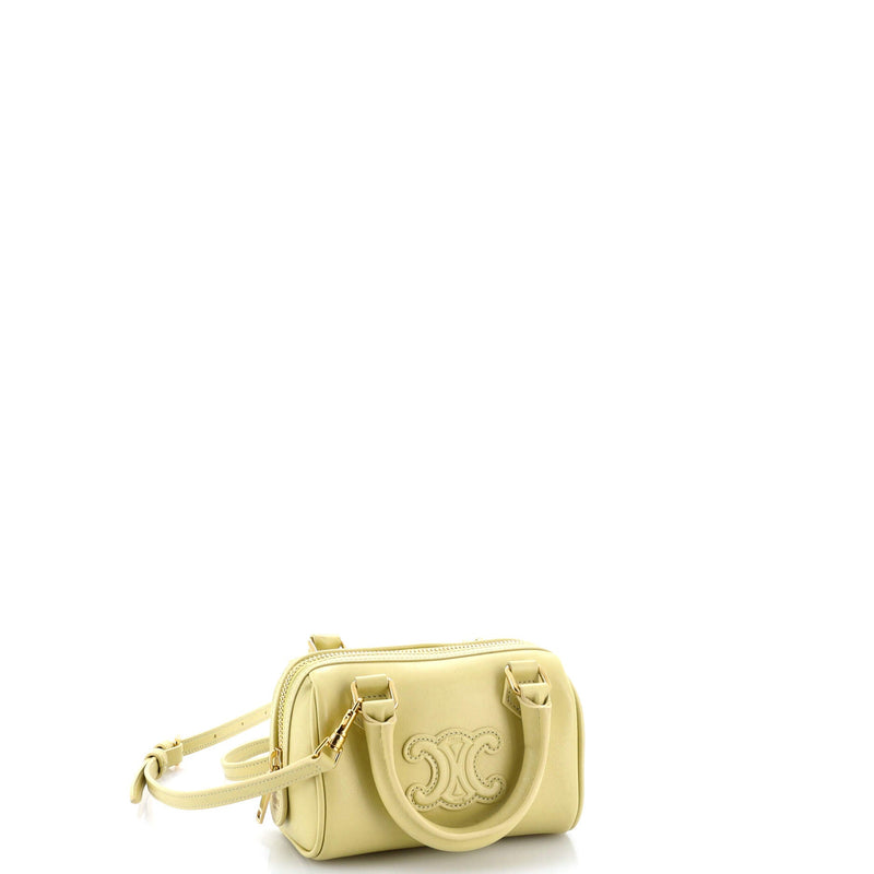 Cuir Triomphe Boston Bag Leather Mini