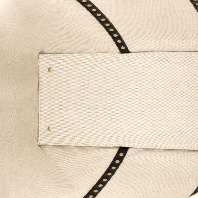 Rockstud Shopping Bag Check Embroidered