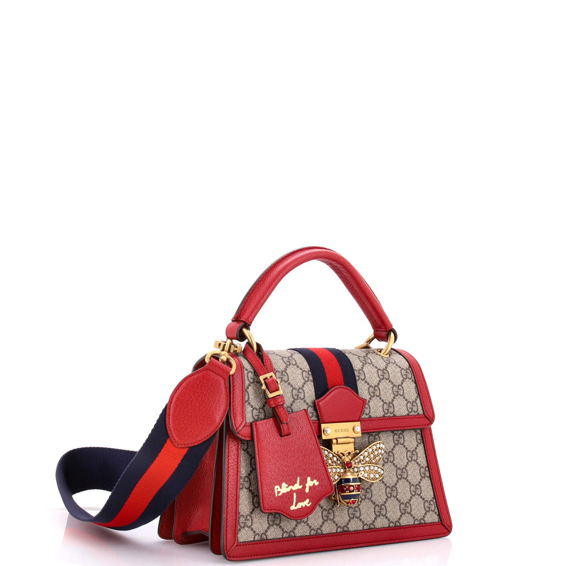 Queen Margaret Top Handle Bag Gg Coated