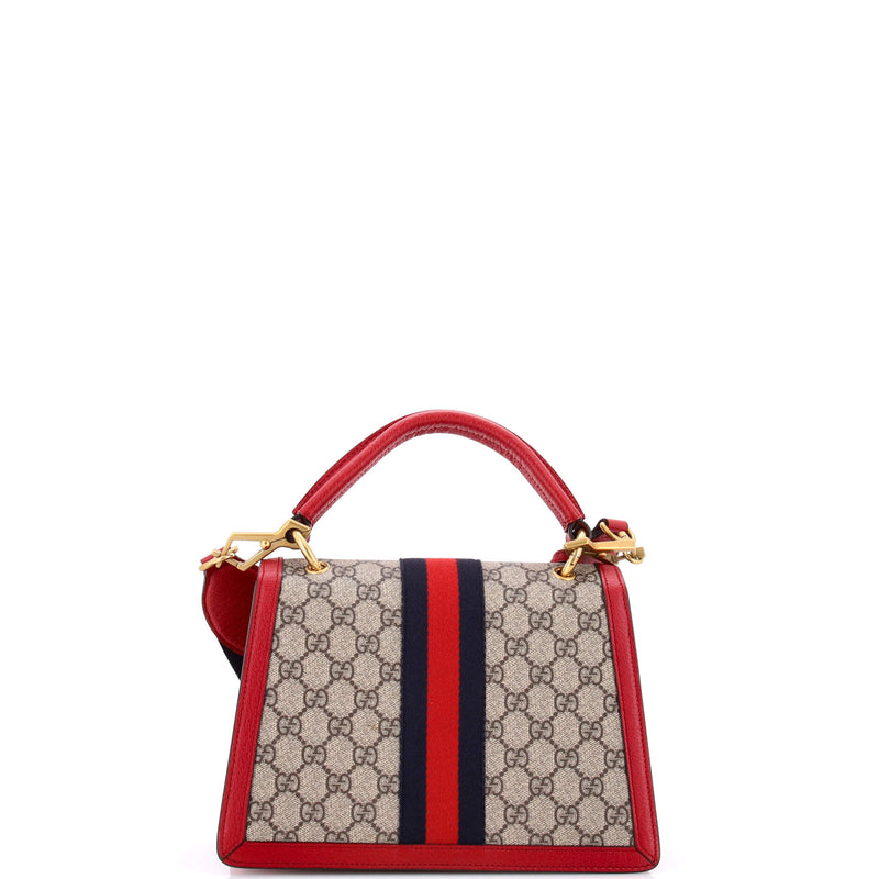 Queen Margaret Top Handle Bag Gg Coated