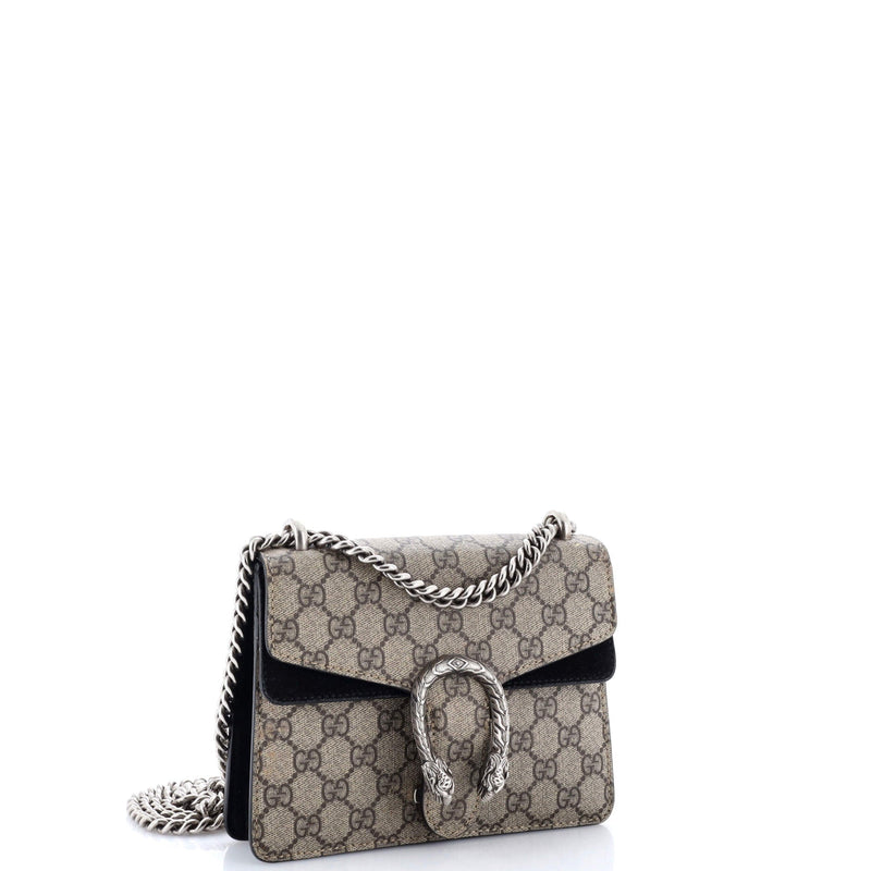 Dionysus Bag Gg Coated Canvas Mini
