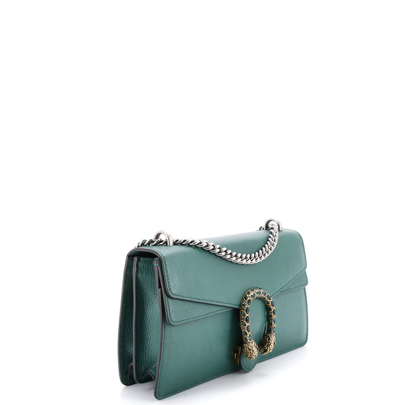 Dionysus Top Handle Chain Bag Leather