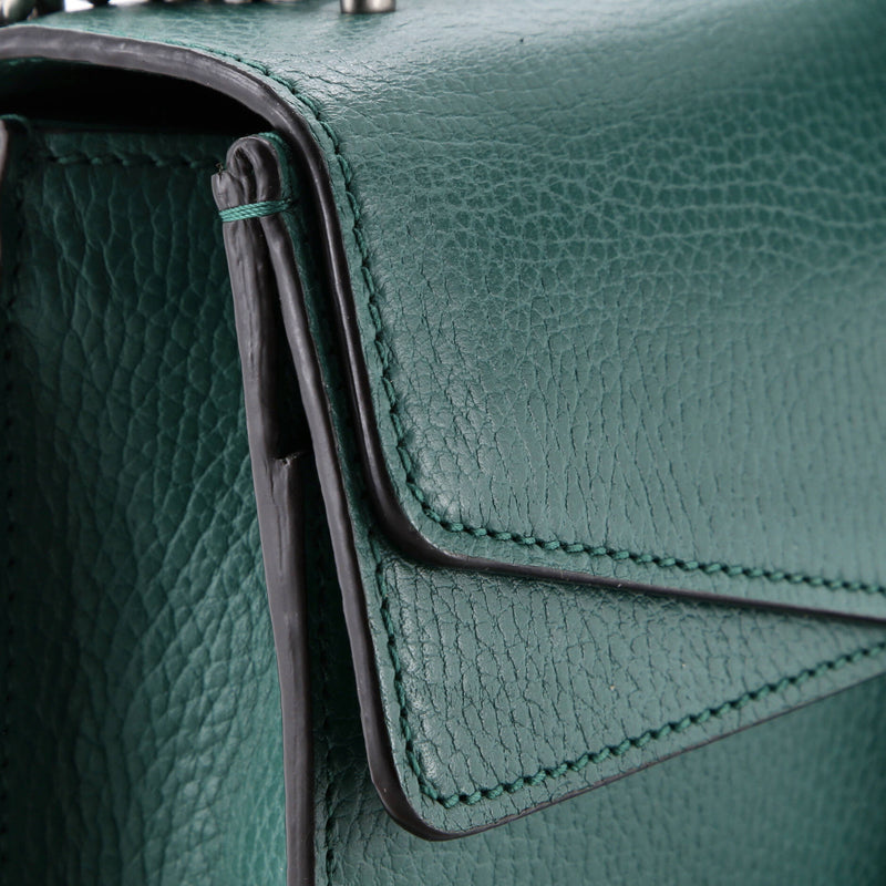 Dionysus Top Handle Chain Bag Leather