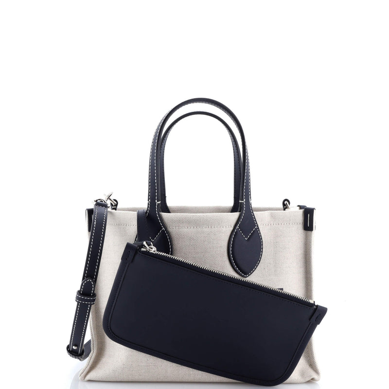 Logo Shopper Tote Printed Canvas Small