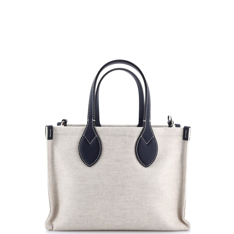 Logo Shopper Tote Printed Canvas Small