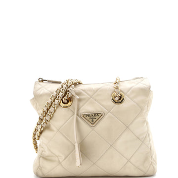 Re-Edition Chain Tote Quilted Re-Nylon