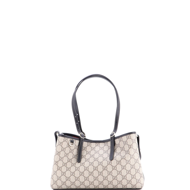 Emblem Tote Gg Coated Canvas Small