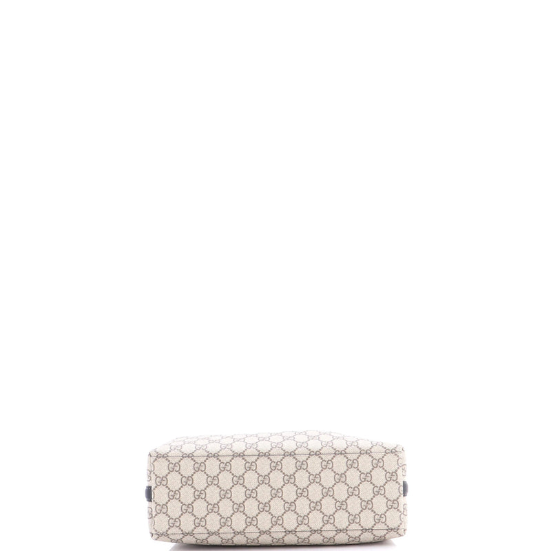 Emblem Tote Gg Coated Canvas Small