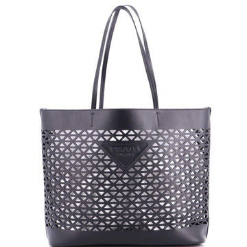 Triangle Logo Shopper Tote Laser Cut