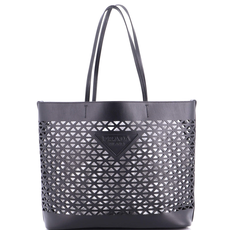 Triangle Logo Shopper Tote Laser Cut