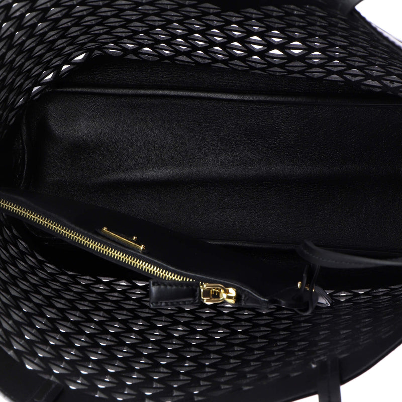 Triangle Logo Shopper Tote Laser Cut