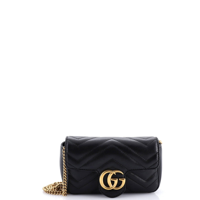 Gg Marmont Flap Bag Matelasse Leather