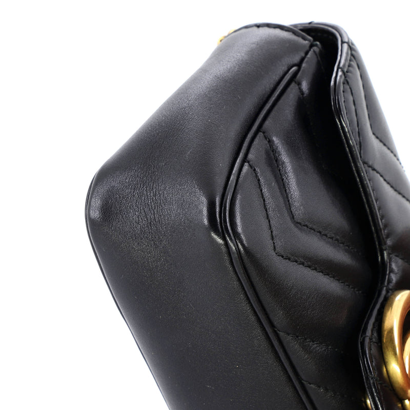 Gg Marmont Flap Bag Matelasse Leather