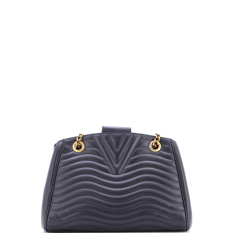 New Wave Chain Tote Quilted Leather