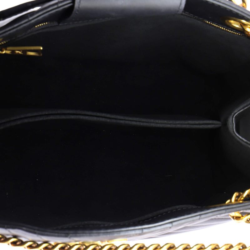 New Wave Chain Tote Quilted Leather