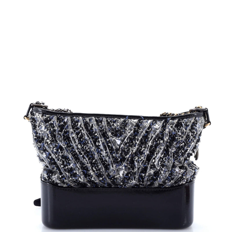 Gabrielle Hobo Chevron Pvc Over Tweed