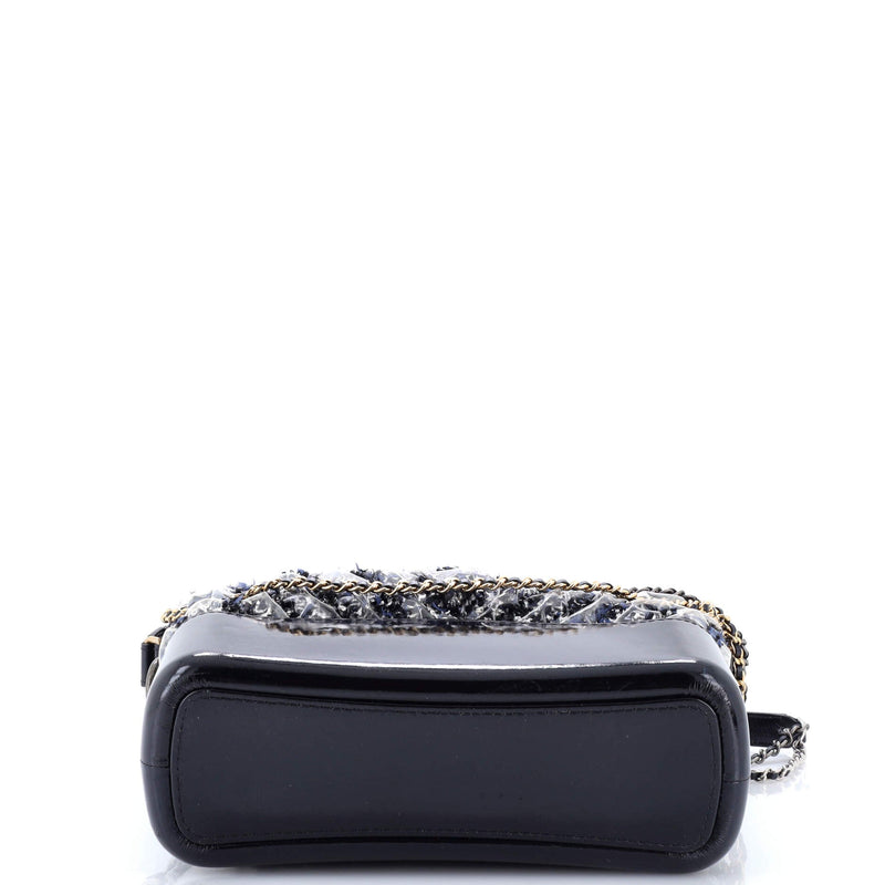 Gabrielle Hobo Chevron Pvc Over Tweed