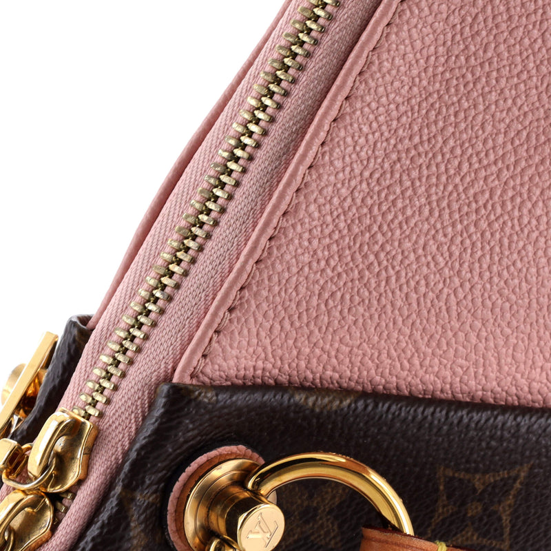 V Tote Canvas And Leather Bb