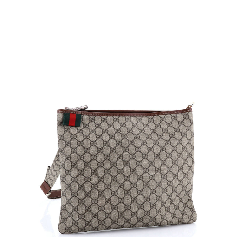 Web Loop Flat Messenger Gg Coated Canvas