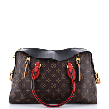 Tuileries Handbag Canvas With Leather