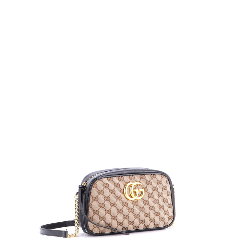Gg Marmont Shoulder Bag Diagonal Quilted