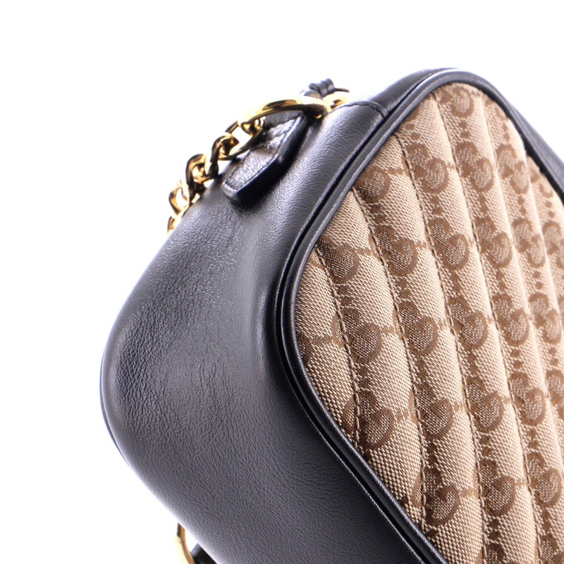 Gg Marmont Shoulder Bag Diagonal Quilted