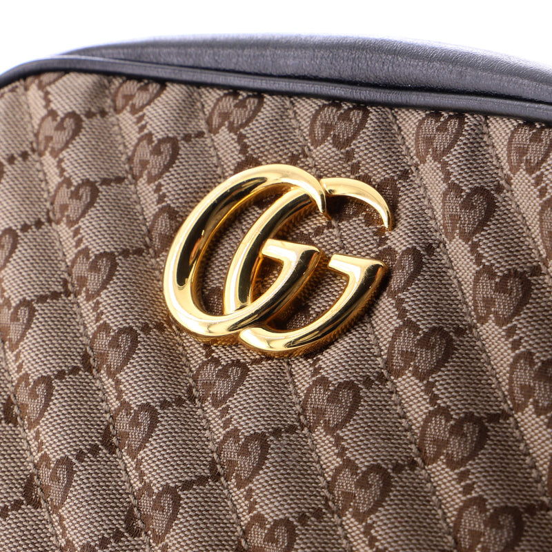 Gg Marmont Shoulder Bag Diagonal Quilted